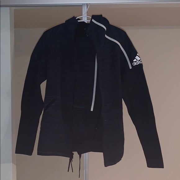 Adidas zip hoodie and matching sweatpants - Picture 1 of 2